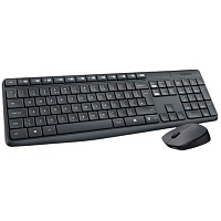Комплект (клавиатура + мышь) Logitech MK235 Wireless Combo Black UA (920-007931/920-007948)