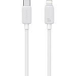 Кабель Usams US-SJ692 USB-C-Lightning 1m White