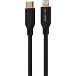 Кабель Proove Jelly Silicone USB-C to Lightning 27W 1m Black (CCJS27002101)