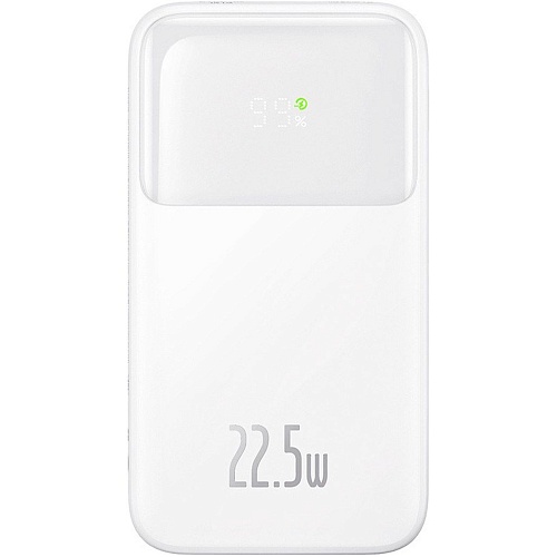 Внешний аккумулятор Baseus Comet Digital Display 10000mAh 22.5W White (PPMD020002)