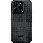 Чехол Pitaka MagEZ Case Pro 4 600D Twill для Apple iPhone 15 Pro Max Black/Grey (KI1501PMPA)