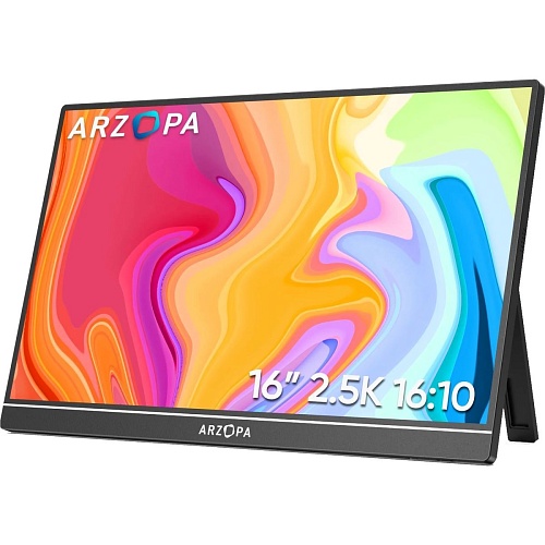 Портативний монітор Arzopa Z1RC Black EU - придбати в Дніпрі, Україні: ціна, характеристики | інтернет-магазин TOUCH