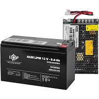 Источник бесперебойного питания (ИБП) GreenVision GV-007-UPS-A-1203-8A + АКБ 9Ah (20374)