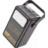 Внешний аккумулятор Hoco J110 Powerful 60000mAh 22.5W Black
