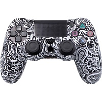 Чехол на геймпад Silicone Case для Sony DualShock 4 White Ornament