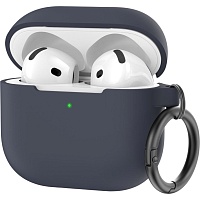 Чехол AhaStyle Colorful Silicone Case для AirPods 4 Midnight Blue Чехол AhaStyle Colorful Silicone Case для AirPods 4 Midnight Blue