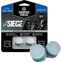 Накладки на стики KontrolFreek Six Siege: Black Ice Edition 2-pack для PS4/PS5 (2622-PS4)