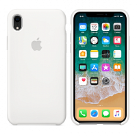 Чехол Silicone Case для Apple iPhone Xr (White) ААА