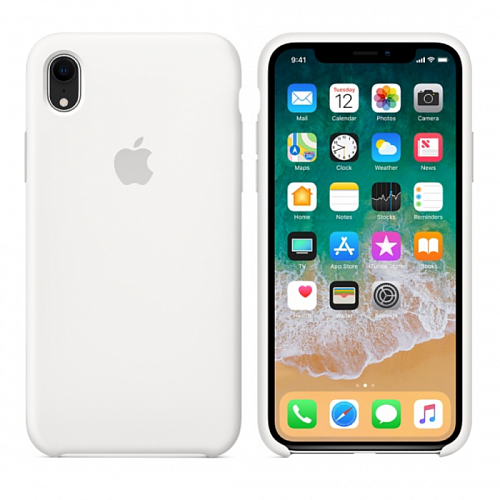 Чехол Silicone Case для Apple iPhone Xr (White) ААА