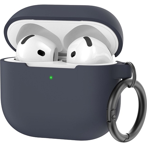 Чехол AhaStyle Colorful Silicone Case для AirPods 4 Midnight Blue