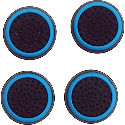 Накладки на стіки Thumb Grips 4-pack for PS4-PS5-Xbox Black-Blue - придбати в Дніпрі, Україні: ціна, характеристики | інтернет-магазин TOUCH