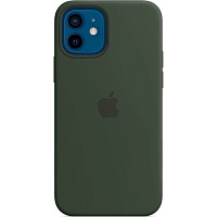 Чехол Silicone Case with MagSafe для Apple iPhone 12/12 Pro Cyprus Green ААА Чехол Silicone Case with MagSafe для Apple iPhone 12/12 Pro Cyprus Green ААА