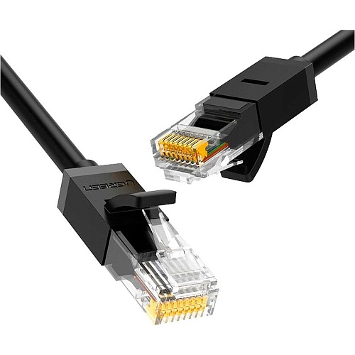 Патч-корд Ugreen NW102 Cat 6 U/UTP Lan Cable 5m Black (20162)