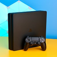  Игровая консоль Sony PlayStation 4 Slim 500GB Black Б/У