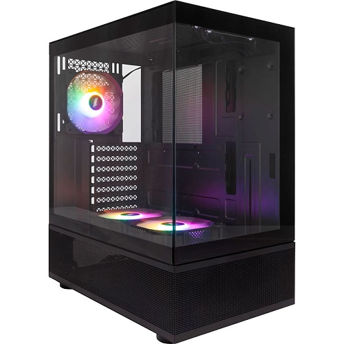 Корпус 1stPlayer Mi7-A-BK-2F7R-1F7 Black - придбати в Дніпрі, Україні: ціна, характеристики | інтернет-магазин TOUCH