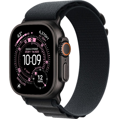 Смарт-годинник Apple Watch Ultra 3 49mm Black Titanium Case with Black Alpine Loop Medium (MF0V4) - придбати в Дніпрі, Україні: ціна, характеристики | інтернет-магазин TOUCH