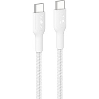 Кабель Belkin Boost Up Charge Pro Braided USB-C to USB-C 240W 2m White (CAB025HQ2MWH) - придбати в Дніпрі, Україні: ціна, характеристики | інтернет-магазин TOUCH Кабель Belkin Boost Up Charge Pro Braided USB-C to USB-C 240W 2m White (CAB025HQ2MWH) - придбати в Дніпрі, Україні: ціна, характеристики | інтернет-магазин TOUCH