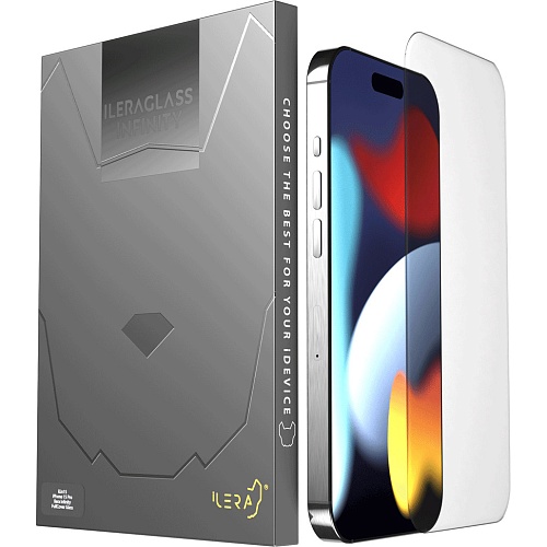 Защитное стекло iLera Infinity Full Cover Glass для Apple iPhone 15 Pro (iLin15Pr)