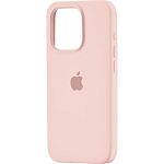 Чехол Silicone Case для Apple iPhone 16 Pro Pink Sand AA