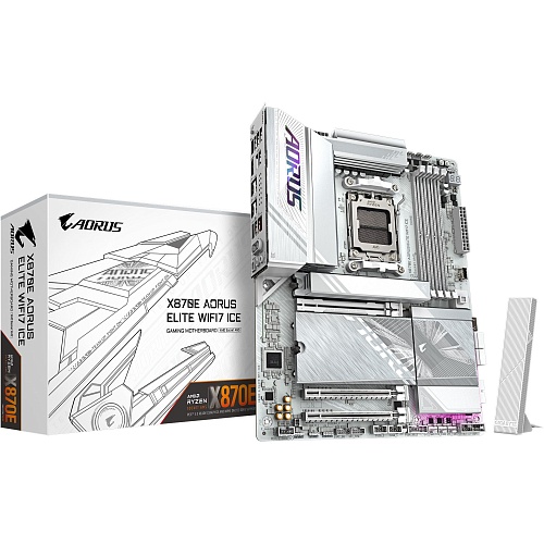 Материнська плата AORUS X870E Elite WIFI7 Ice - придбати в Дніпрі, Україні: ціна, характеристики | інтернет-магазин TOUCH