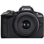 Беззеркальный фотоаппарат Canon EOS R50 Kit RF-S 18-45mm f4.5-6.3 IS STM Black (5811C033)