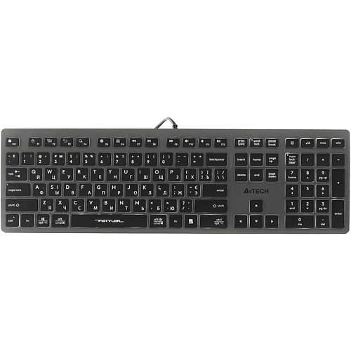 Клавіатура A4Tech Fstyler FX60 Grey White backlit - придбати в Дніпрі, Україні: ціна, характеристики | інтернет-магазин TOUCH