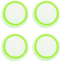Накладки на стики Thumb Grips 4-pack для PS4/PS5/Xbox White Green Накладки на стики Thumb Grips 4-pack для PS4/PS5/Xbox White Green