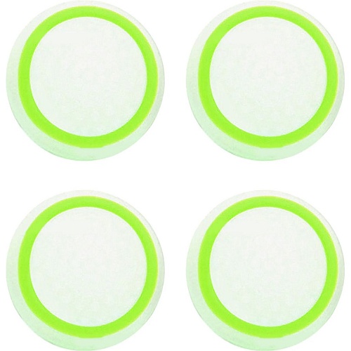Накладки на стики Thumb Grips 4-pack для PS4/PS5/Xbox White Green Накладки на стики Thumb Grips 4-pack для PS4/PS5/Xbox White Green