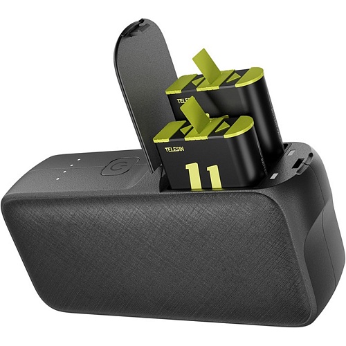 Зарядное устройство Telesin Storage Charging Box Power Bank для GoPro 12/11/10/9/8/7/6/5 (GP-PB-001)