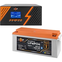 Источник бесперебойного питания (ИБП) LogicPower B1500 + АКБ LiFePO4 2944Wh Smart BT (40154) Источник бесперебойного питания (ИБП) LogicPower B1500 + АКБ LiFePO4 2944Wh Smart BT (40154)