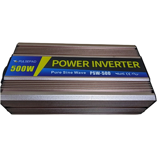 Автомобильный инвертор Pulsepad PSW-500 12V 500W Pure Sine Wave