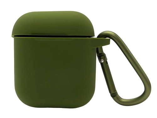 Чохол Silicone Case with carbine для Apple AirPods Army Green - придбати в Дніпрі, Україні: ціна, характеристики | інтернет-магазин TOUCH