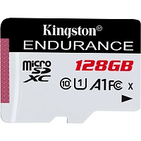 Карта памяти Kingston 128GB microSDXC High Endurance UHS-I U1 A1 (SDCE/128GB)