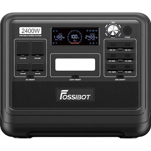 Зарядна станція Fossibot F2400 Black - придбати в Дніпрі, Україні: ціна, характеристики | інтернет-магазин TOUCH