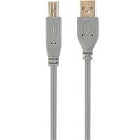 Кабель Cablexpert USB 2.0 AM/BM 1.8m Grey (CCP-USB2-AMBM-6G)