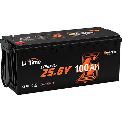 Аккумулятор Li Time LiFePO4 24V BT (25.6V/100Ah/2560Wh)