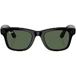 Смарт-очки Ray-Ban Meta Wayfarer Shiny Black Frame Green Lenses (RW4006 601/71 50-22)