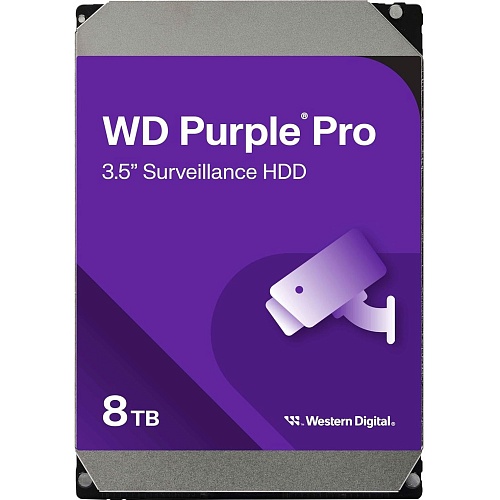Жесткий диск 3.5" WD Purple Pro 8TB SATA 256MB (WD8002PURP)