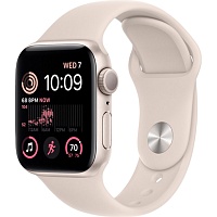 Смарт-часы Apple Watch Series 8 45mm Starlight Aluminum Case with Starlight Sport Band M/L (MNUQ3)