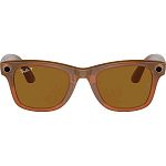Смарт-очки Ray-Ban Meta Wayfarer Shiny Caramel Frame Brown Lenses (RW4008 670683 53-22)