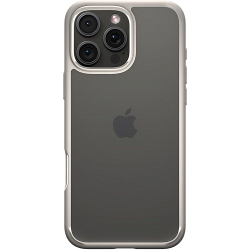 Чехол Spigen Ultra Hybrid для Apple iPhone 16 Pro Max Natural Titanium (ACS08385)