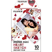 Фотобумага Fujifilm Instax Mini Heart Sketch 1x10 (16799926)