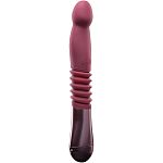 Вибратор Blush Novelties Trixie Thrusting Dildo Wine Red (SO8835)