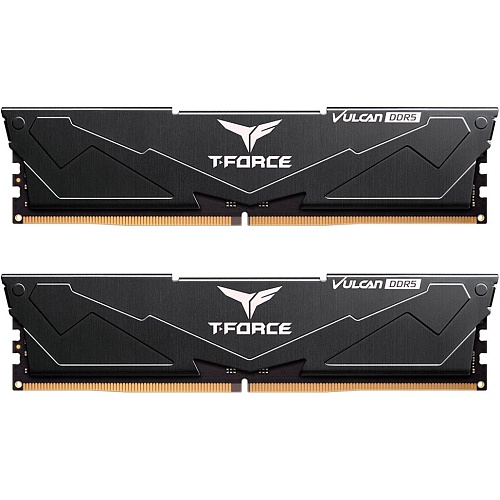 Модуль памяти DDR5 TEAM T-Force Vulcan 2x16GB 6000 MHz Black (FLBD532G6000HC30DC01)