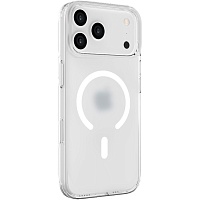Чехол iLera GlassCase + Camera Button with MagSafe для Apple iPhone 17 Pro Max Frosted (iLGlCFrCb17PrMx)