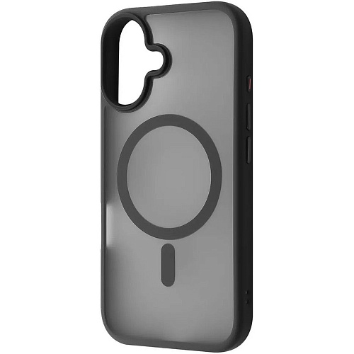 Чехол WAVE Matte Insane Magnetic Ring with MagSafe для Apple iPhone 16 Black