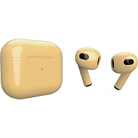 Навушники Apple AirPods 3 Cornsilk Gloss (MME73) - придбати в Дніпрі, Україні: ціна, характеристики | інтернет-магазин TOUCH Навушники Apple AirPods 3 Cornsilk Gloss (MME73) - придбати в Дніпрі, Україні: ціна, характеристики | інтернет-магазин TOUCH