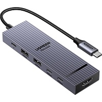 USB-хаб Ugreen Revodok Pro 6in1 (CM818/45363) USB-хаб Ugreen Revodok Pro 6in1 (CM818/45363)