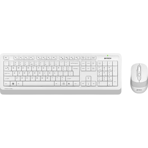 Комплект (клавіатура + миша) A4Tech Fstyler FG1010 White/Gray - придбати в Дніпрі, Україні: ціна, характеристики | інтернет-магазин TOUCH