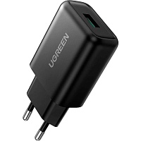 Мережевий зарядний пристрій Ugreen CD122 18W QC3.0 USB Fast Charger 3A Black (70273) - придбати в Дніпрі, Україні: ціна, характеристики | інтернет-магазин TOUCH Мережевий зарядний пристрій Ugreen CD122 18W QC3.0 USB Fast Charger 3A Black (70273) - придбати в Дніпрі, Україні: ціна, характеристики | інтернет-магазин TOUCH